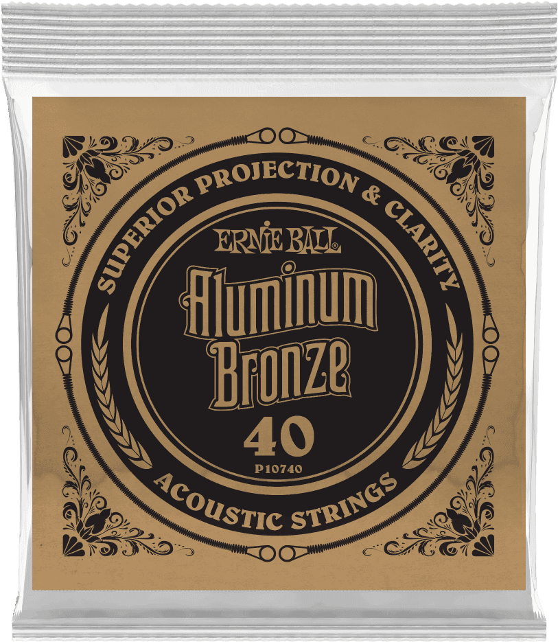 .040 ALUMINUM BRONZE WOUND ACOUSTIC GUITAR STRINGS