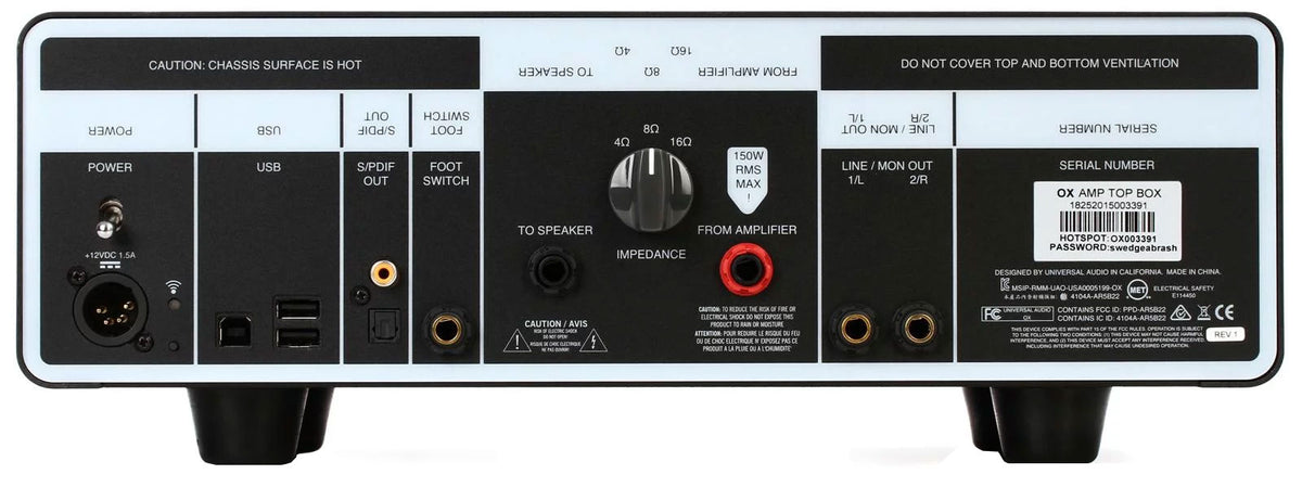 OX Amp Top Box