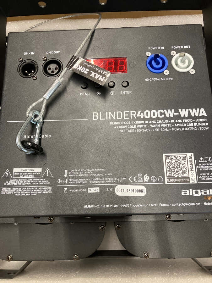 Blinder 400 CW-WWA - Stock B
