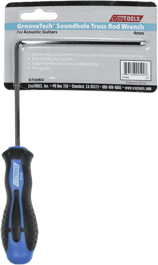 Cle Allen Trussrod Groove Tech 4 MM avec Poignee
