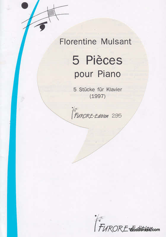 Mulsant Florentine - Fünf Stücke für Klavier