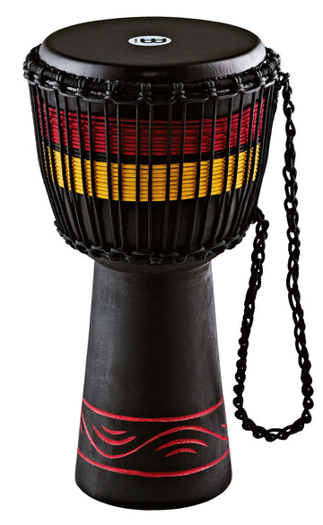 DJEMBE  FIBRE 10" RED NATURAL