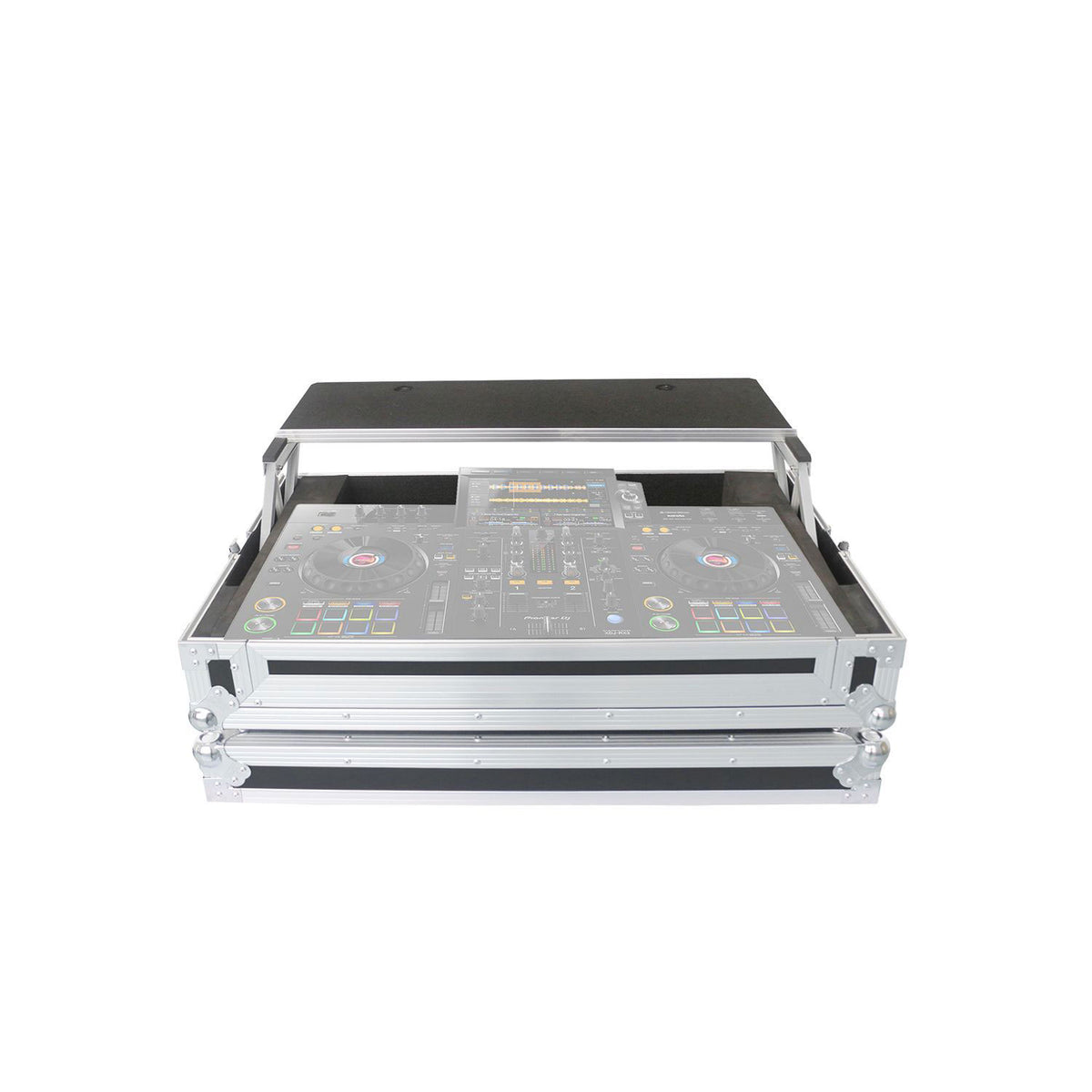 Power Acoustics Flight Cases FC XDJ RX3 DS - Flight Pour XDJ RX3 Avec Plateau