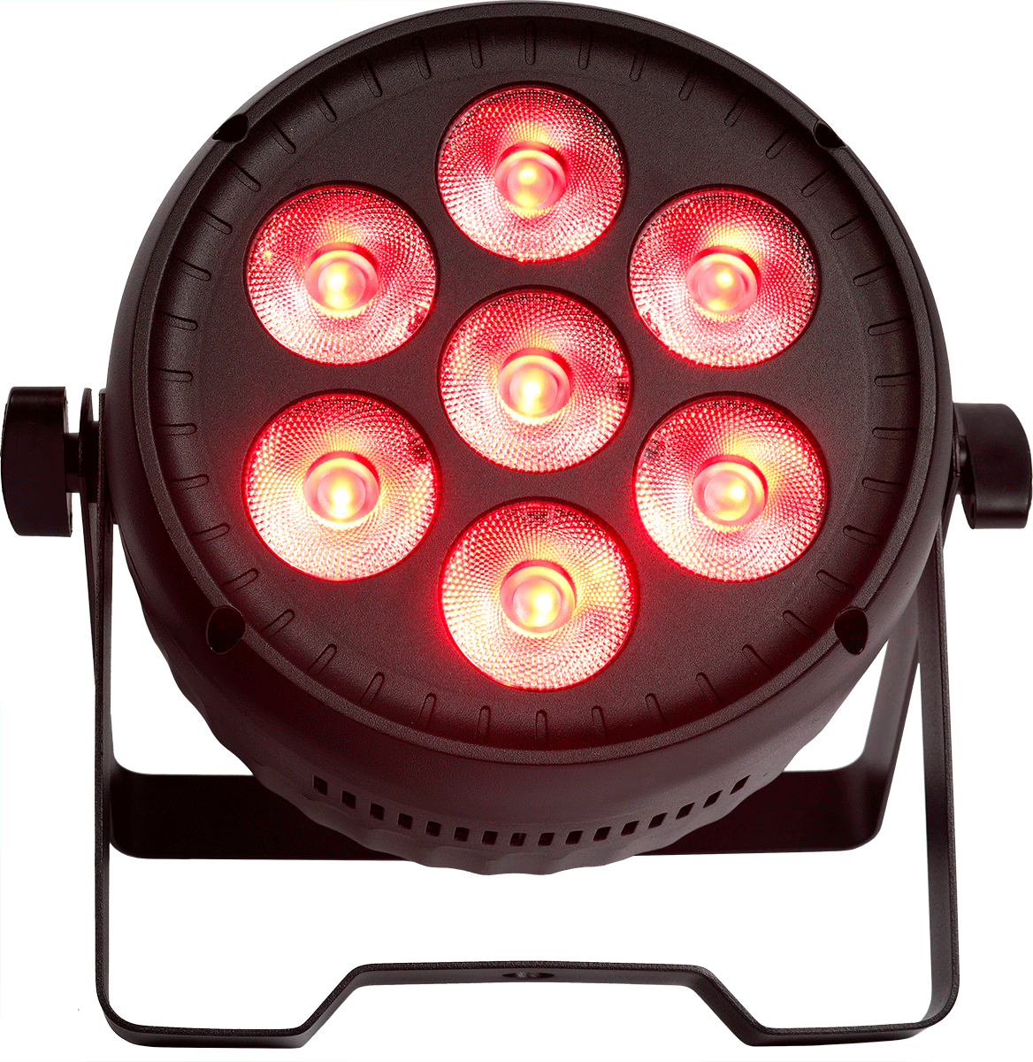 PAR WASH 7X 30W RGBWW 4-IN-1 15° OPTIC