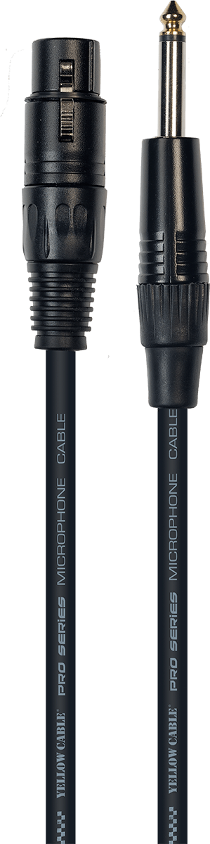 Yellow Cable Cordon Jack XLR Fem. 1 M