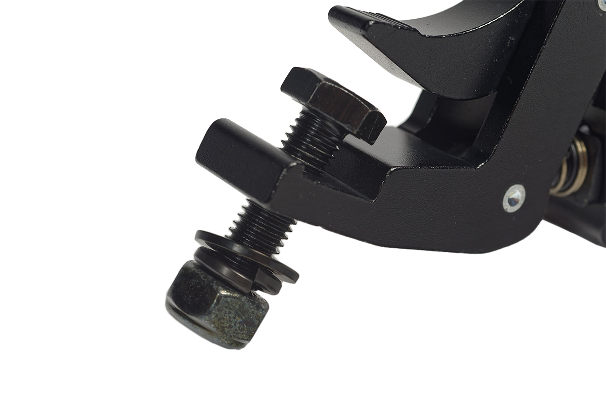 Pack of 24 universal black hooks - Hexagonal nut