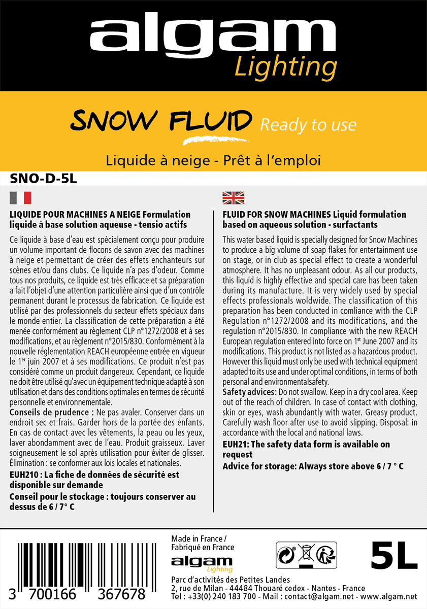 Liquide à Neige 5L