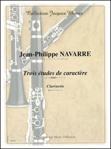 Navarre - 3 Études De Caractère - Clarinette