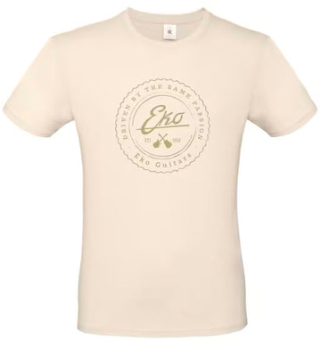 "M" T-Shirt Logo Eko - Cremeweiß
