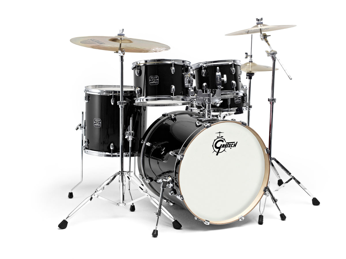 Gretsch Drums New Energy Fusion 20" Black + Cymbales Paiste 101