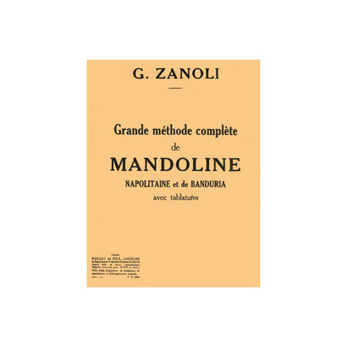 Combre Méthode complète de mandoline napolitaine avec tablatures