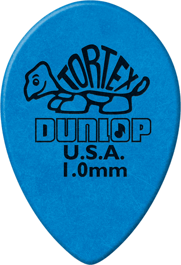 36 x 1,00mm Tortex Small Teardrop Blu