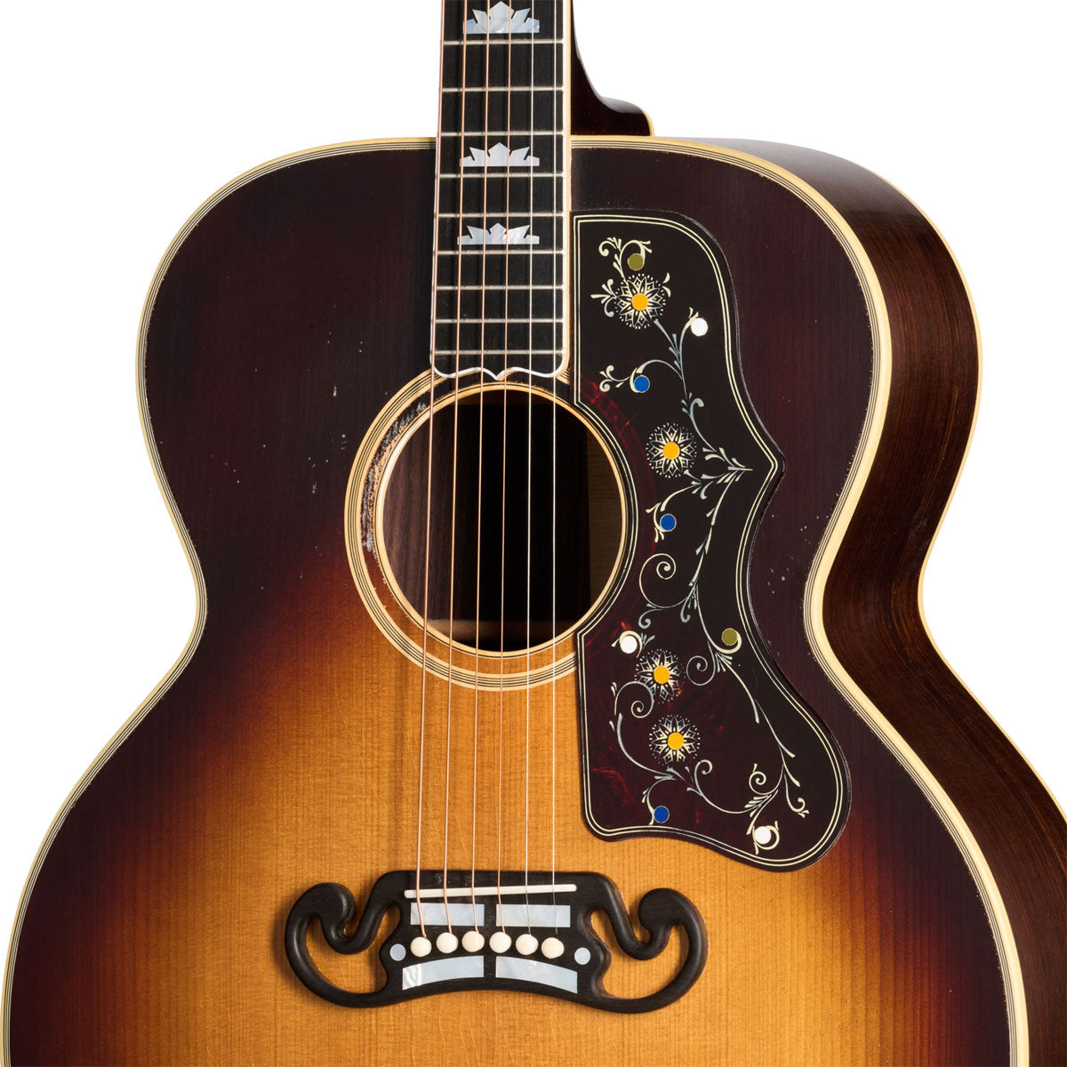 SJ-200 Palissandro prebellico Murphy Lab leggermente invecchiato Vintage Sunburst sbiadito
