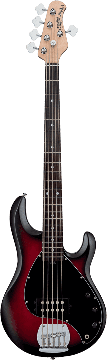 Stingray 5 Ruby Red Burst Satin