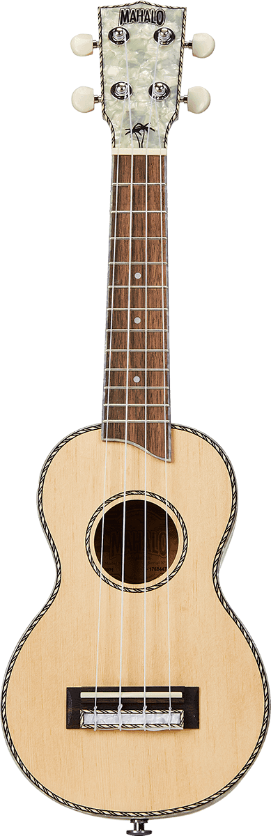Soprano Électro Naturel Tête Perlée + Housse