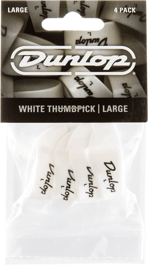 4 x Thumbpick White Large