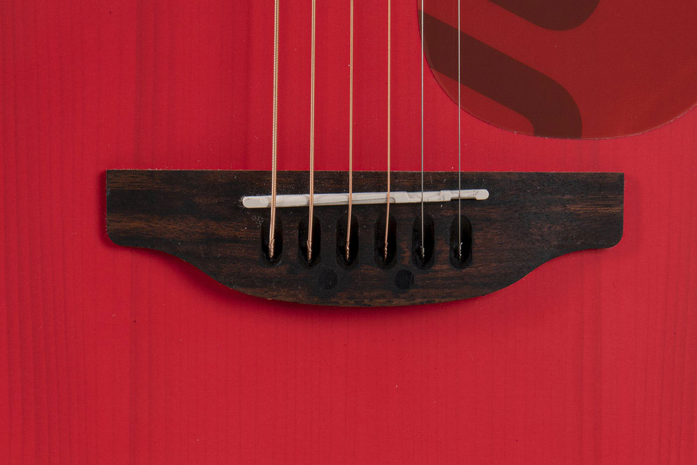 Akustikgitarre Jump Slope Shoulder Dreadnought Lipstick