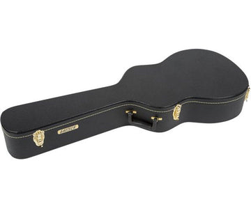 G6296 Custodia flat top per risonatore a manico tondo, nera