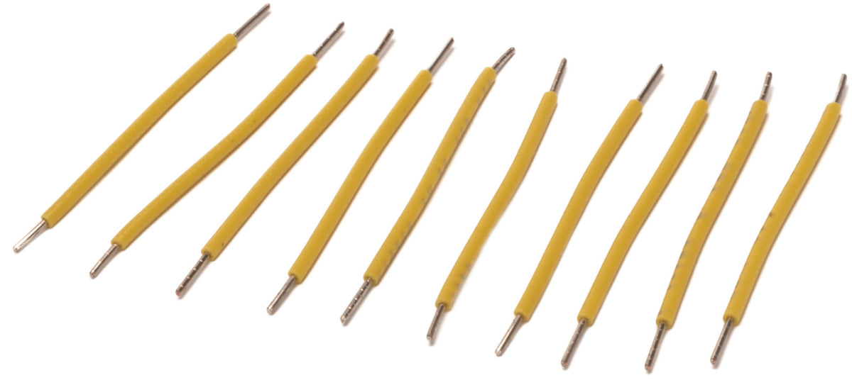 CopperSound Pre-Cut Stripped Wire 2 - Yellow