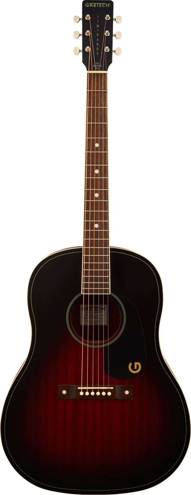 Jim Dandy Dreadnought WN BPG Deep Cherry Burst