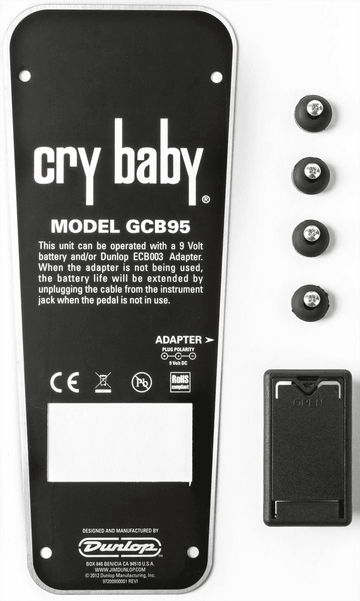 Plaque + Trappe de Pile + Patins Crybaby