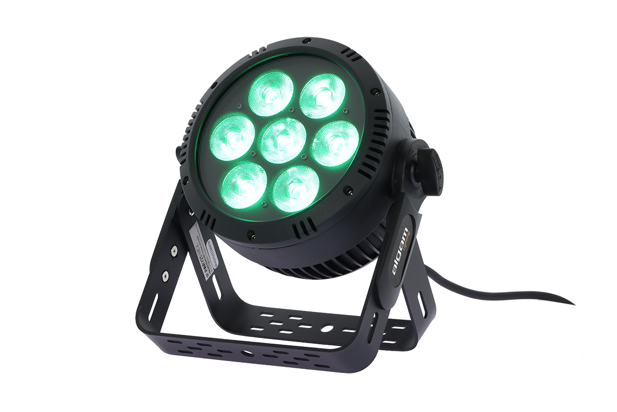 IP-PAR-725-HEX - 7 x 25W RGBWA-UV IP65 LED Par