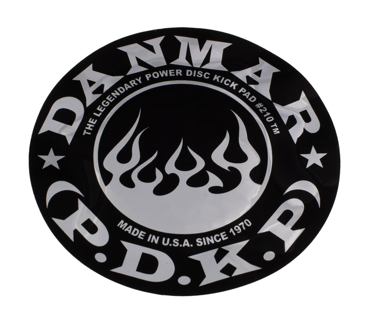 Danmar 210FL1 - BD POWER DISK KICK PAD - FLAME