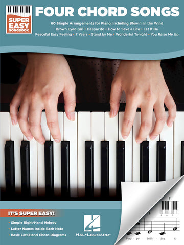 FOUR CHORD SONGS - SUPER EASY SONGBOOK