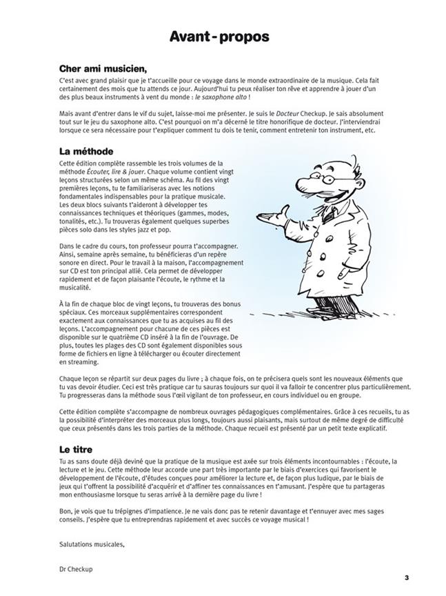 Écouter Lire Et Jouer Édition Complète Saxophone Alto