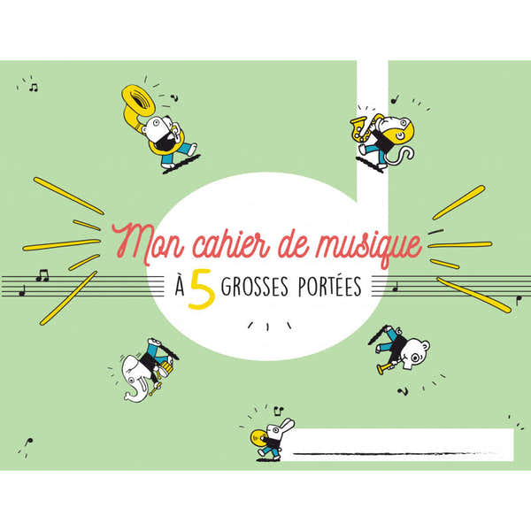 Hexamusic Cahier De Musique 5 Portées