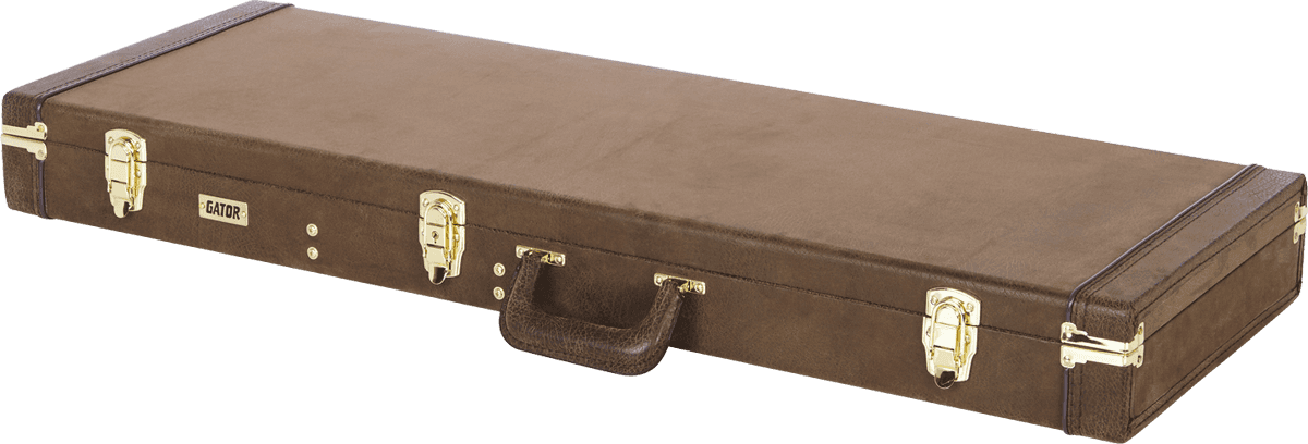 Étui Électrique Vintage Brown en Bois Deluxe - GW