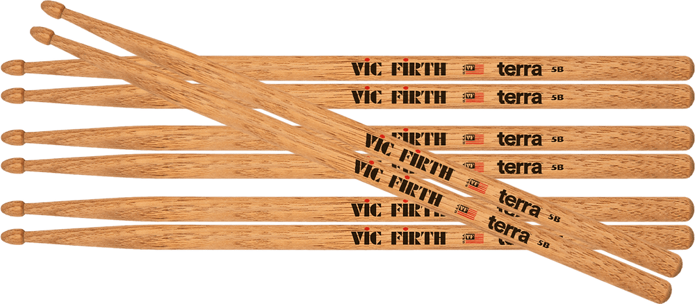 Vic Firth Pack 4 Paires 5B American Classic Terra