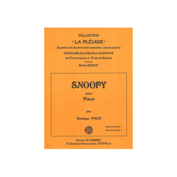 POLTZ VERONIQUE - SNOOPY - PIANO