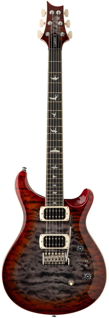 Custom 24-08 SE Quilt Charcoal Cherry Burst