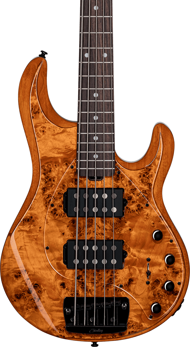 StingRay 5 RAY35 HH Amber, 5 String