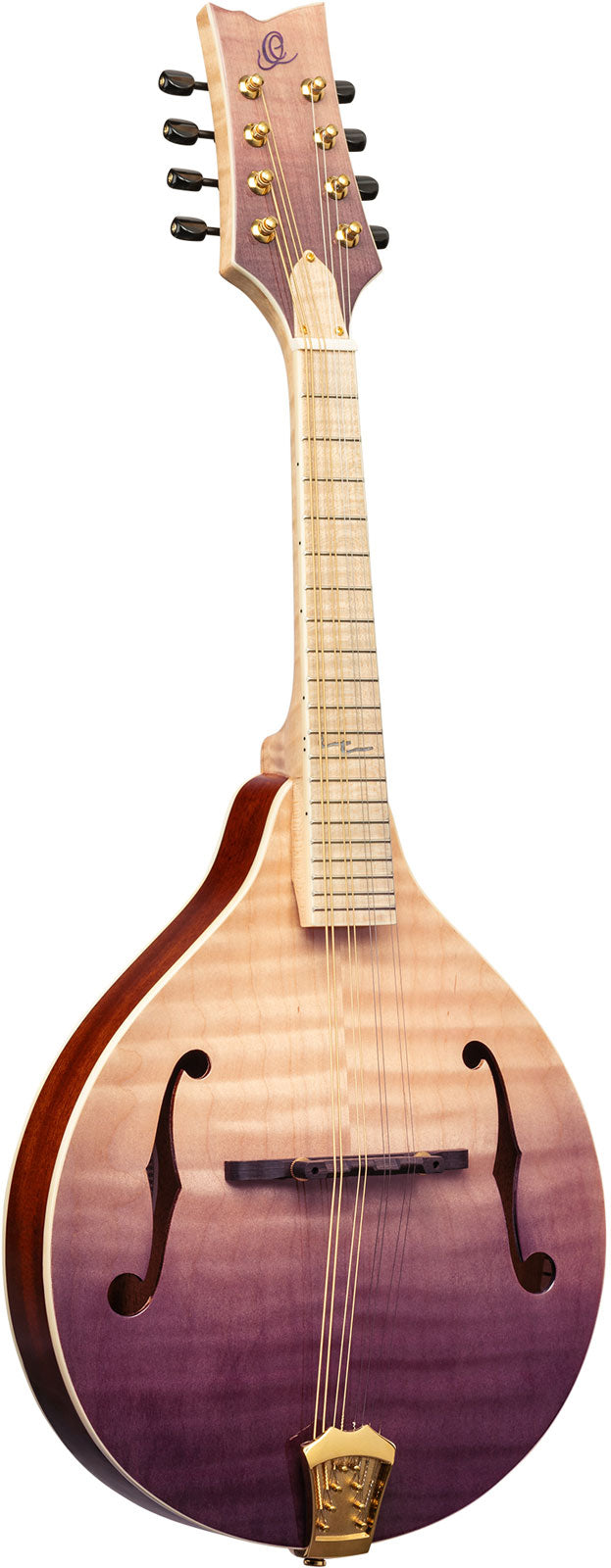 Americana A-Style-Mandoline + Croco-Lederkoffer