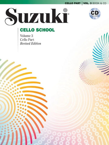 Suzuki Cello School Vol.3 +CD