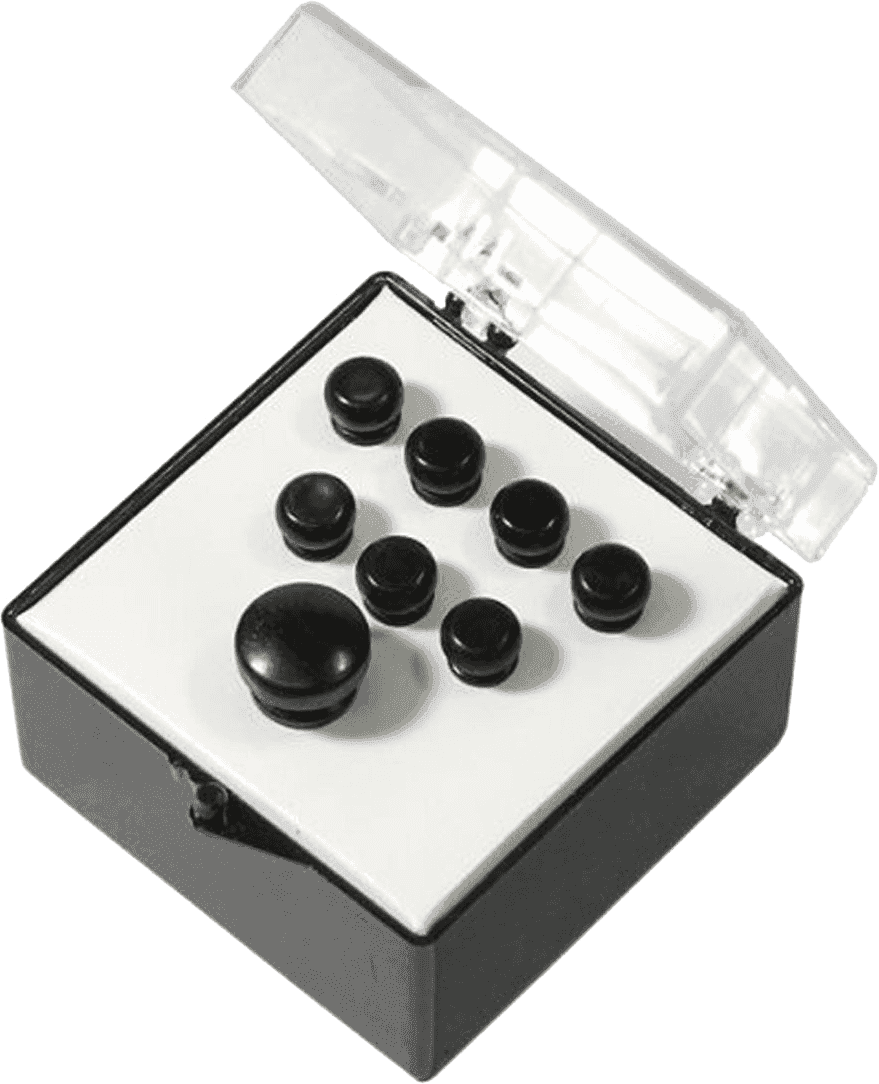 ACCESSORIES PARTS FOR STAINED PINS EBONY