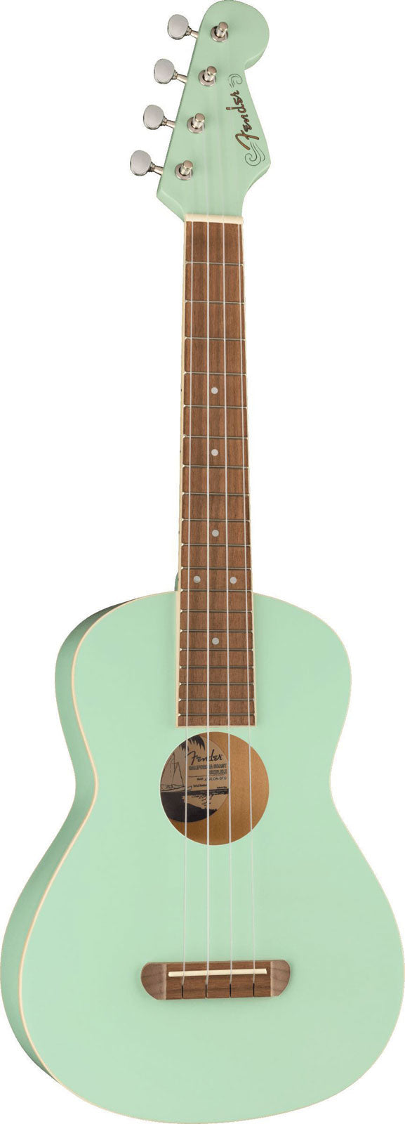 Avalon Tenor-Ukulele Walnuss Surf Green