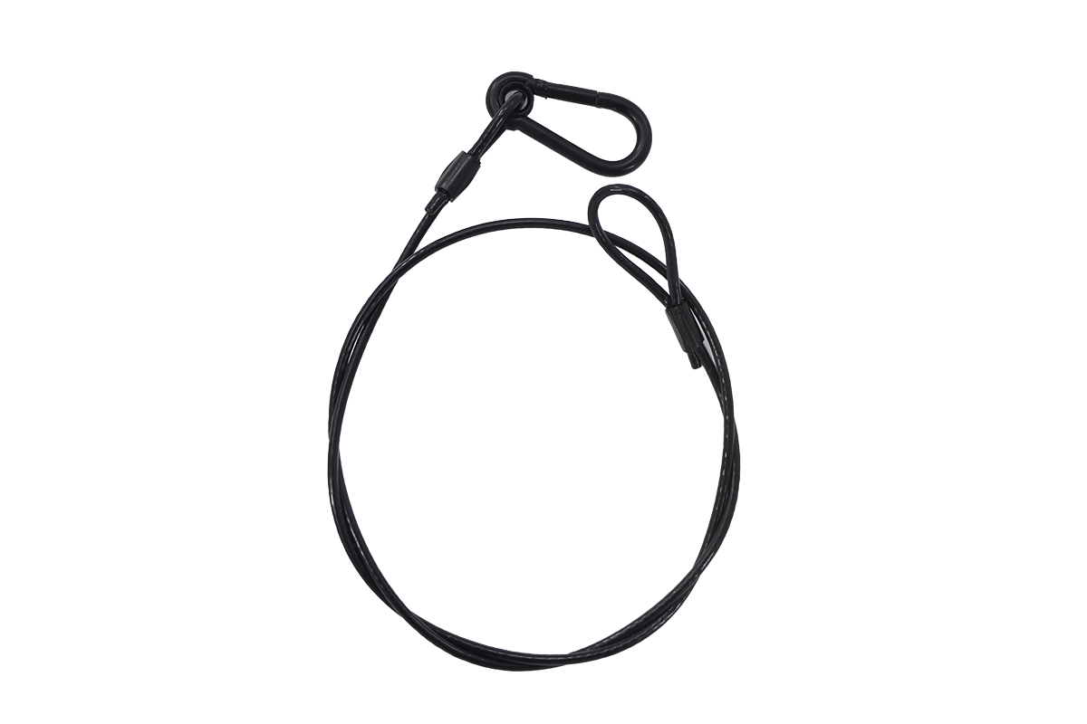 Pack De 12 Elingues De Sécurité 3 mm 75 cm Noir