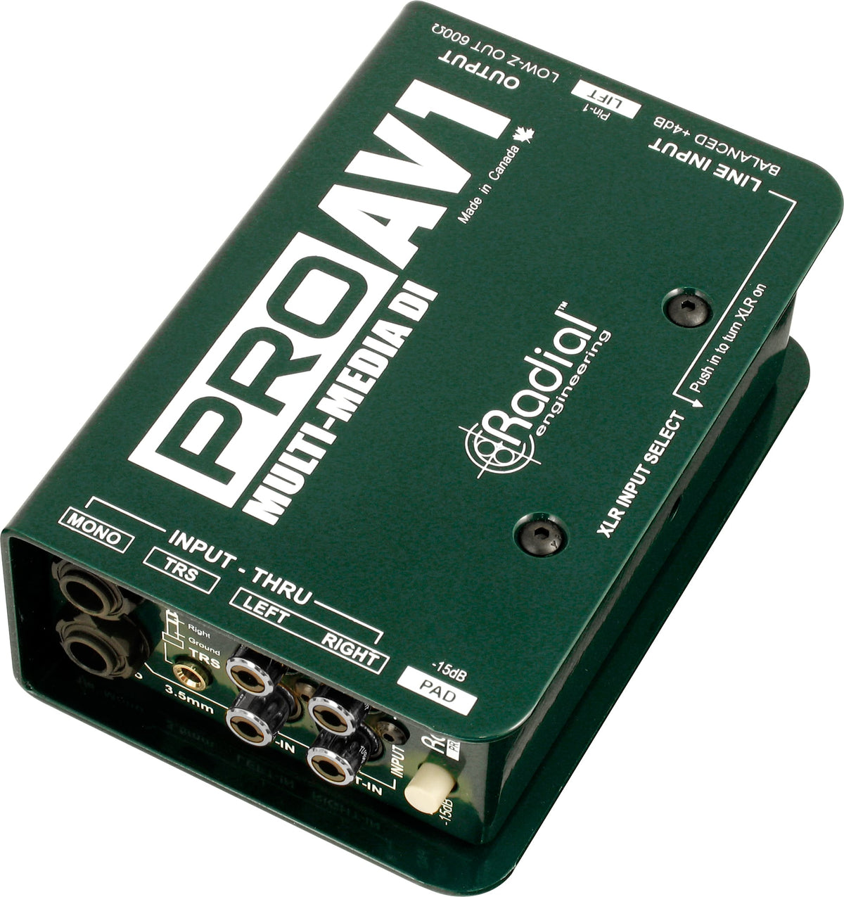 Radial Pro AV1 Di Passive Mulitmedia Mono