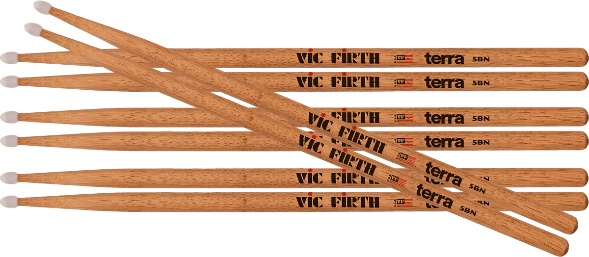 Vic Firth Pack 4 Paires 5BN American Classic Terra