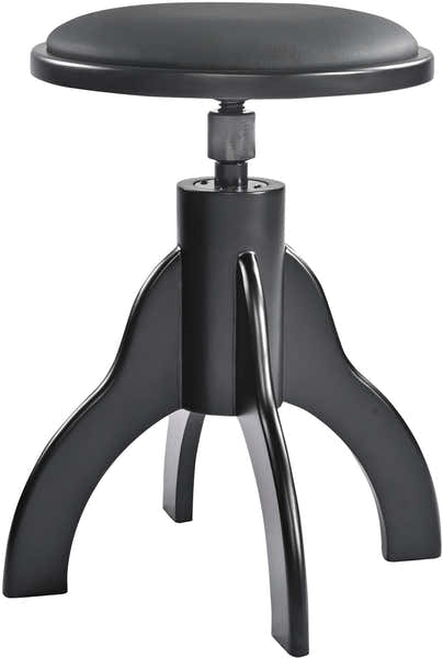 K&M Tabouret de piano 13850 Noir mat