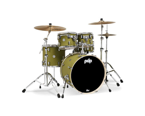 PDP By DW Concept Maple Finish Ply CM5 Kit 22" Satin Olive