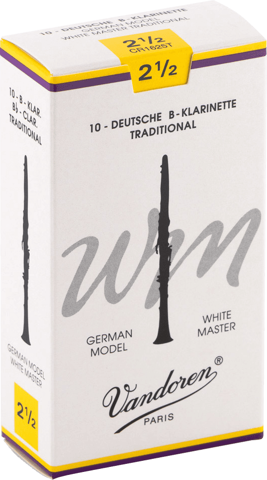 ANCHE CLARINETTE 10 ANCHES WHITE MAST TRAD 2,5