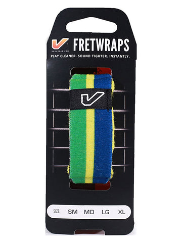 FretWraps Bandiere del mondo Verde-Giallo-Blu - Grande