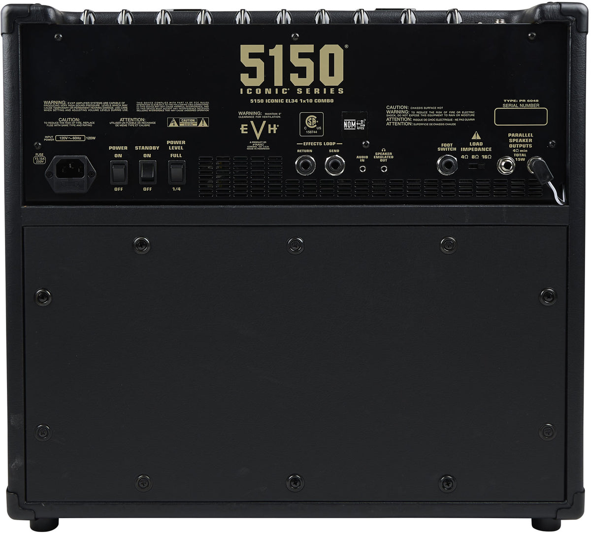 5150 Iconic Schwarz 15W EL34 10"