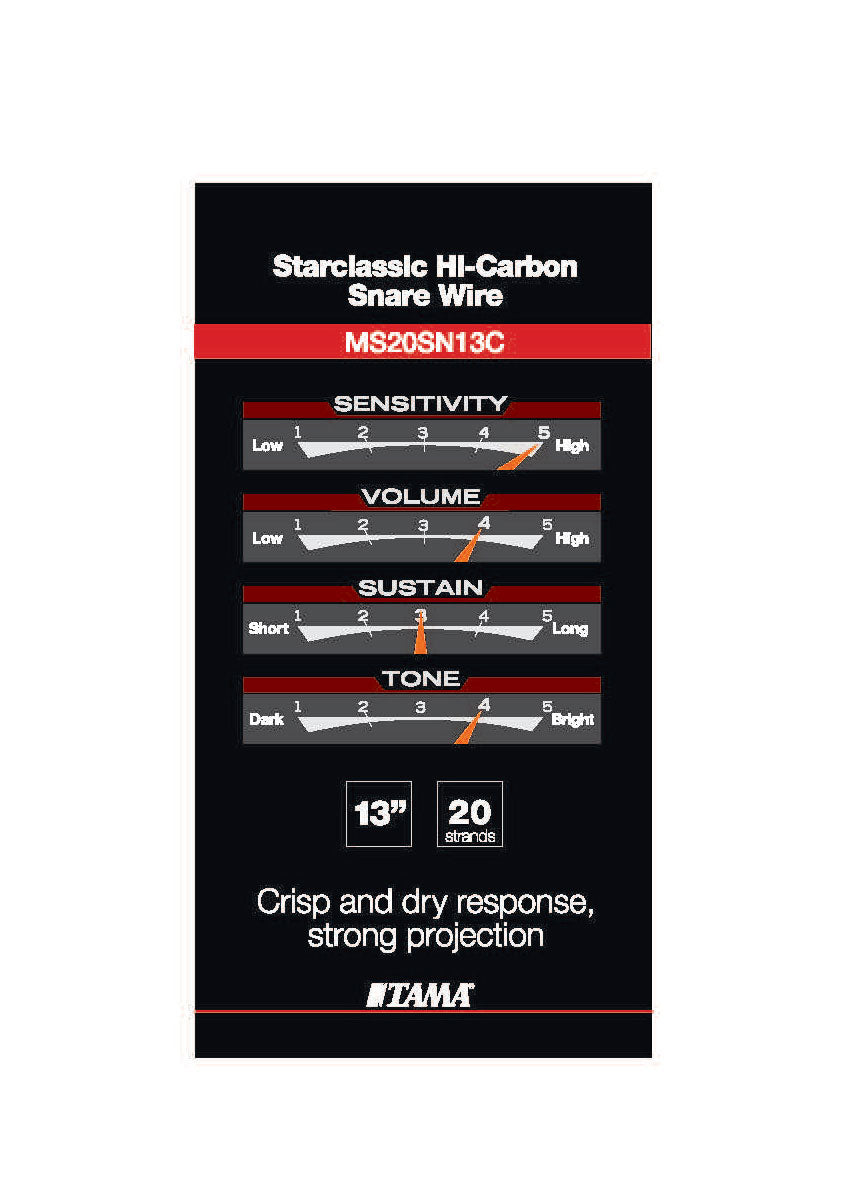 MS20SN13C Timbre Starclassic 13 20 Brins