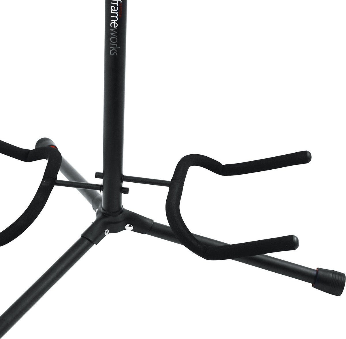 Stand double pour guitare protection caoutchouc