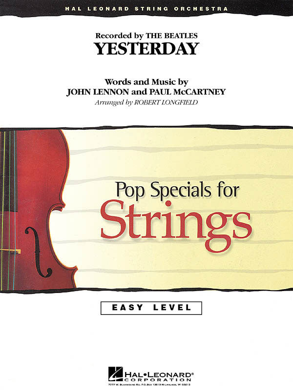 Hal Leonard Yesterday